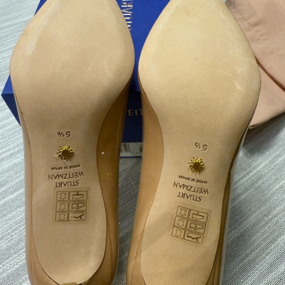 Stuart Weitzman Tan High Heeled Pumps - Picture 6 of 7